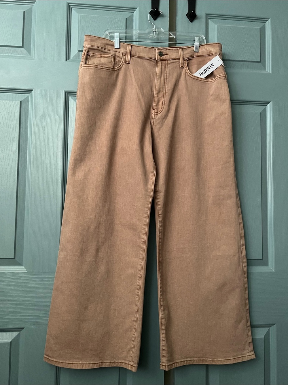 Hudson Jolene Wide Leg in Vintage Khaki Color
